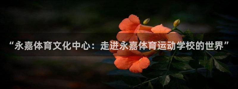 kok中欧体育登录：“永嘉体育文化中心：走进永嘉体育运动学校的世界”