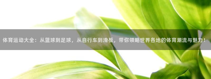 zoty中欧体育平台：体育运动大全：从篮球到足球，从自行车到滑板，带你领略世界各地的体育潮流与魅力！